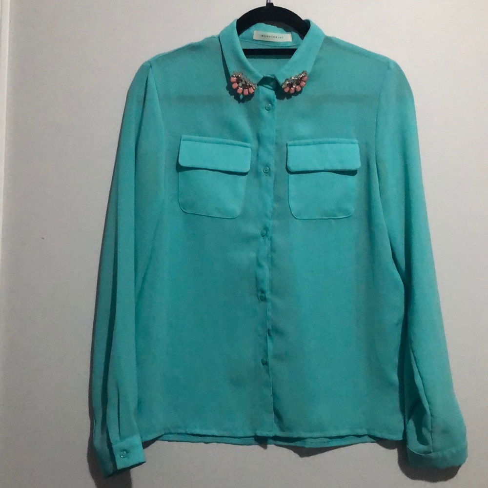 【Wonderment】Botton Down Shirt